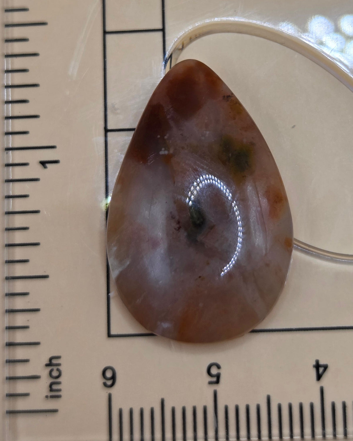 Turkish Agate Pear Shape Cabochon - 16.8 ct