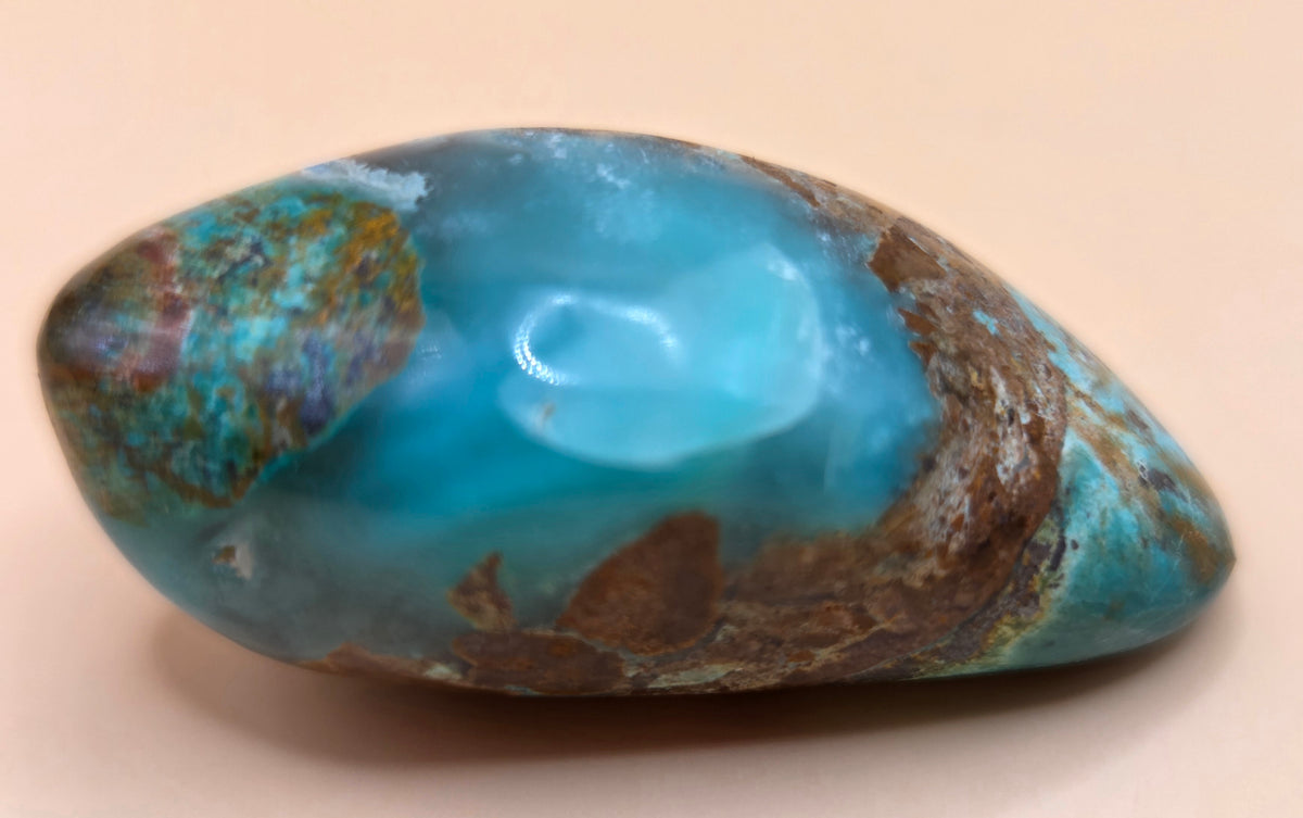 Arizona Gem Silica 70.4 ct High-Dome Sculptural Cabochon – Freeform Collector Stone