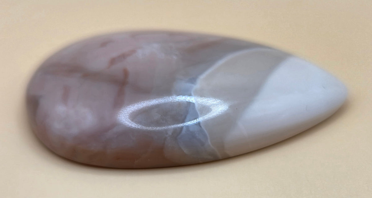 Royal Imperial Jasper Pear Shape Cabochon - 60 ct