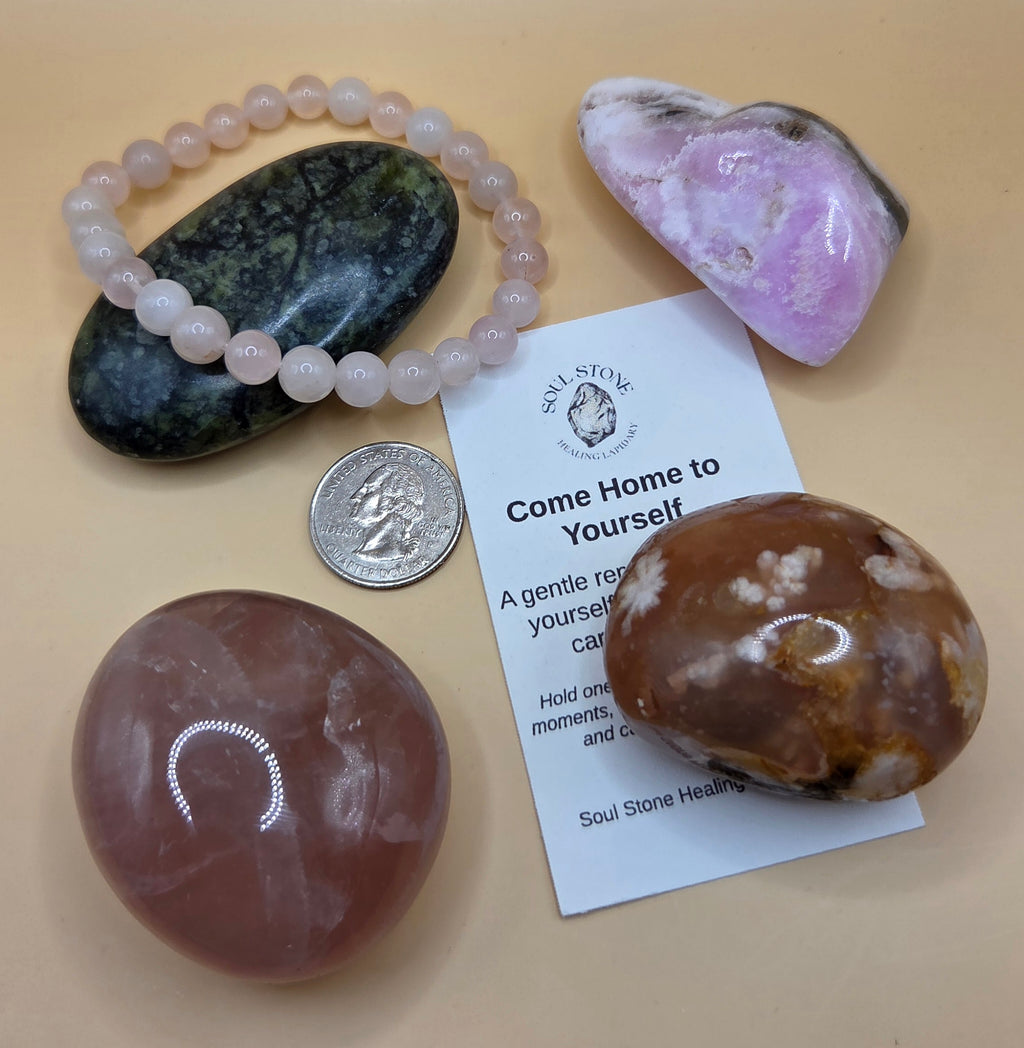 Come Home to Yourself Crystal Box — For Compassion, Care & Love