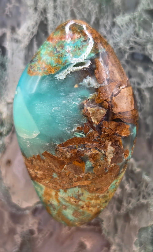 Arizona Gem Silica 70.4 ct High-Dome Sculptural Cabochon – Freeform Collector Stone