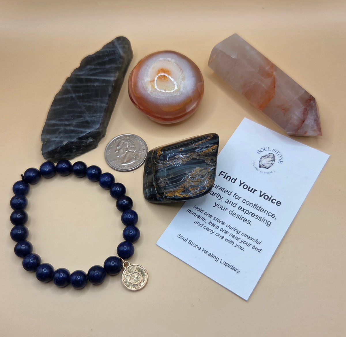 Find Your Voice Crystal Box — For Confidence, Clarity & Expressing Your Desires