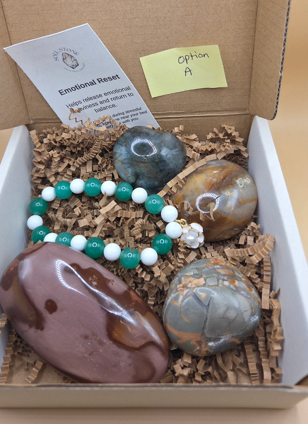 Emotional Reset Crystal Box — For Release, Balance & Emotional Support