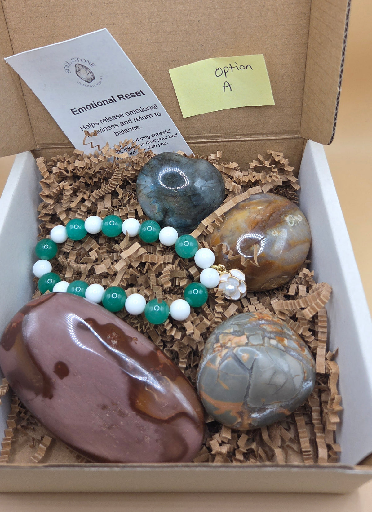 Emotional Reset Crystal Box — For Release, Balance & Emotional Support