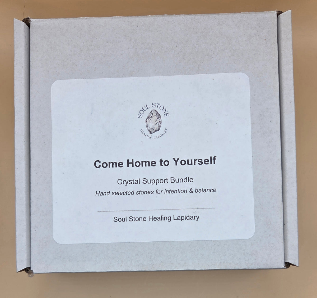 Come Home to Yourself Crystal Box — For Compassion, Care & Love