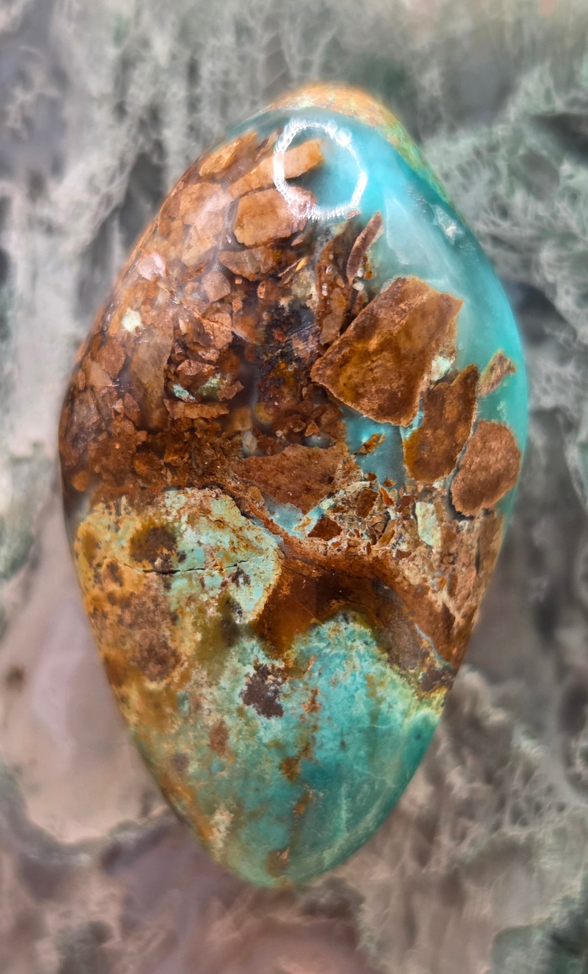 Arizona Gem Silica 70.4 ct High-Dome Sculptural Cabochon – Freeform Collector Stone