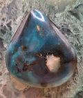 Needles Blue Gem Silica with Quartz Accent - 51.8 ct