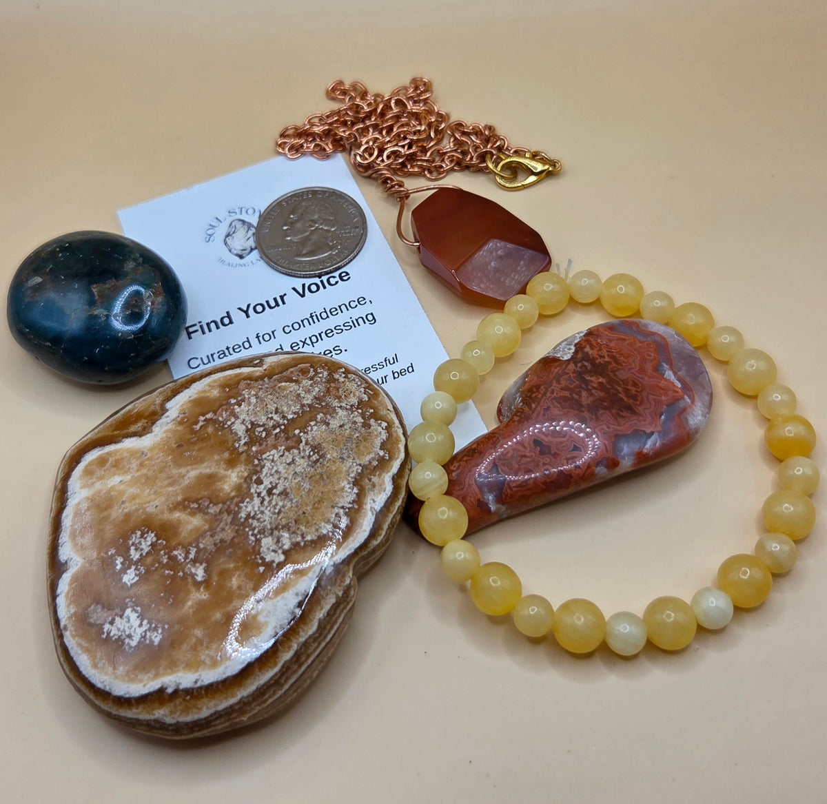Find Your Voice Crystal Box — For Confidence, Clarity & Expressing Your Desires