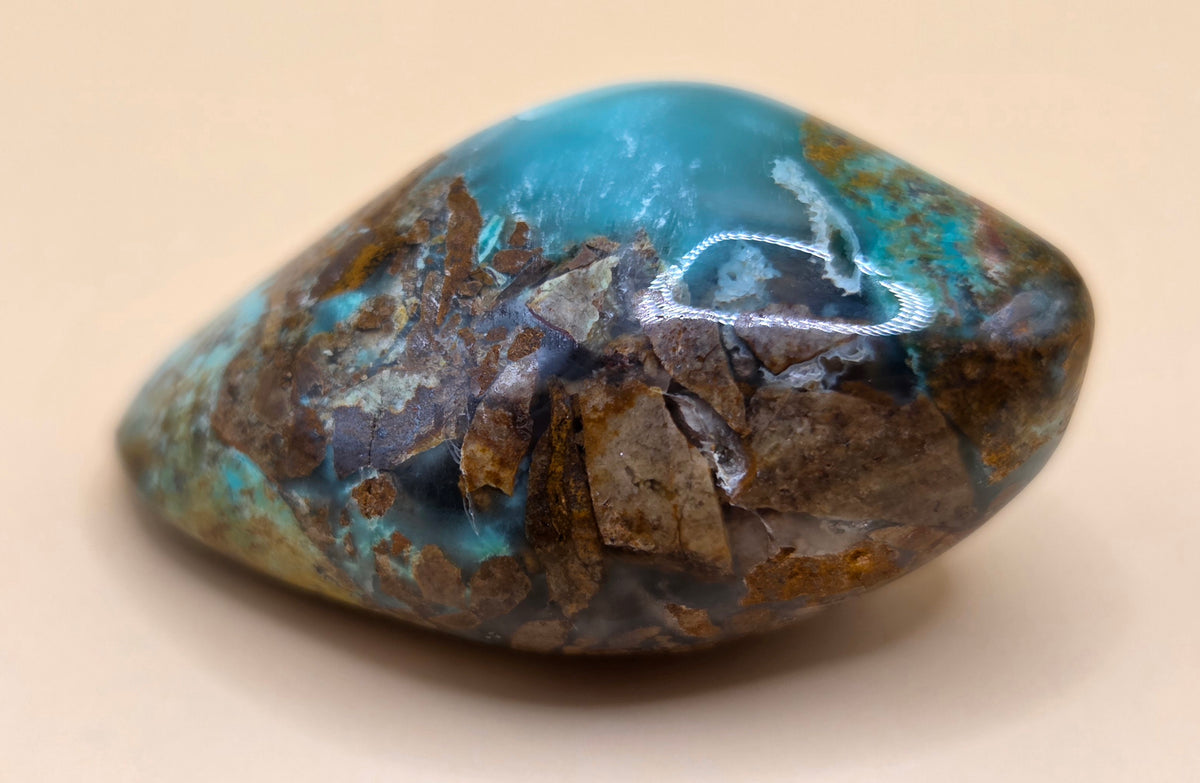 Arizona Gem Silica 70.4 ct High-Dome Sculptural Cabochon – Freeform Collector Stone