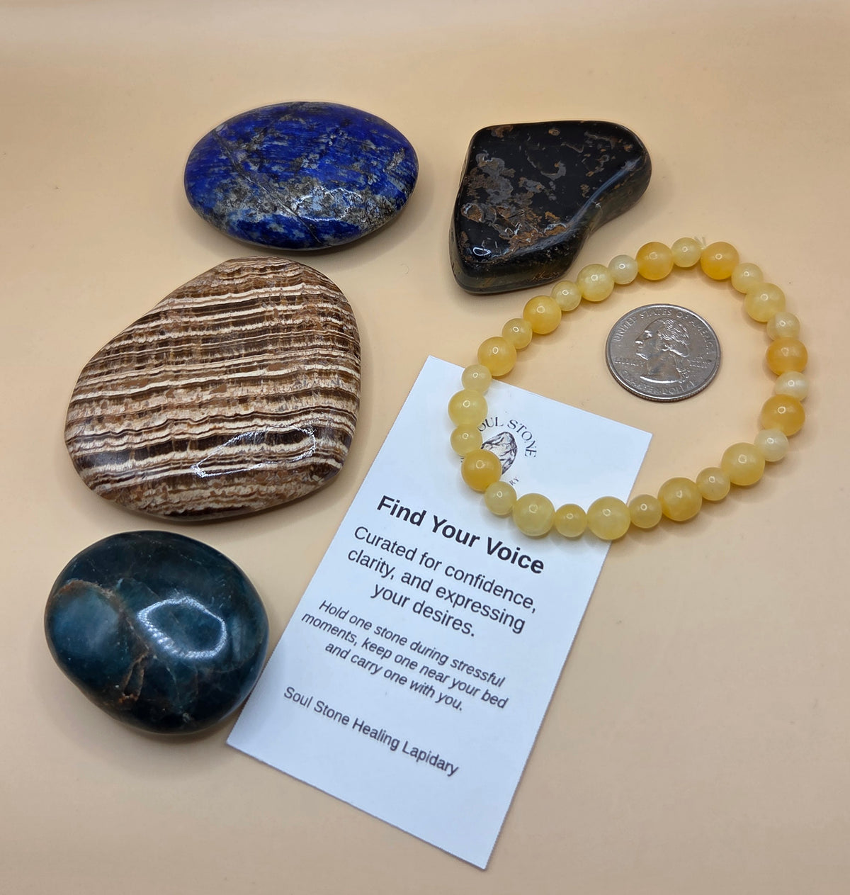 Find Your Voice Crystal Box — For Confidence, Clarity & Expressing Your Desires