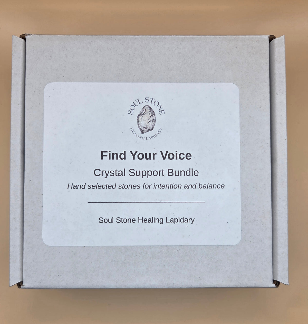 Find Your Voice Crystal Box — For Confidence, Clarity & Expressing Your Desires