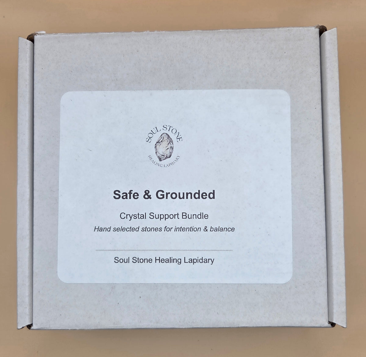 Safe & Grounded Crystal Box — For Protection, Stability & Centering